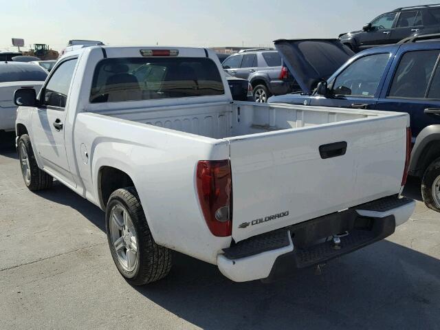 1GCCS149898114140 - 2009 CHEVROLET COLORADO WHITE photo 3