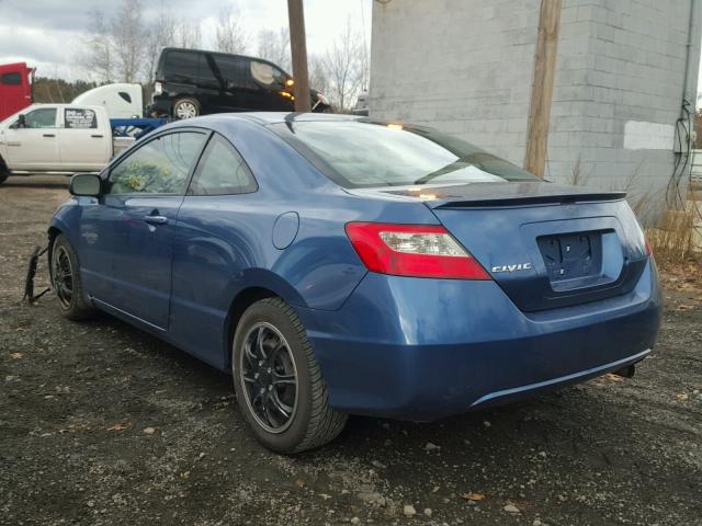 2HGFG1B68AH534410 - 2010 HONDA CIVIC LX BLUE photo 3