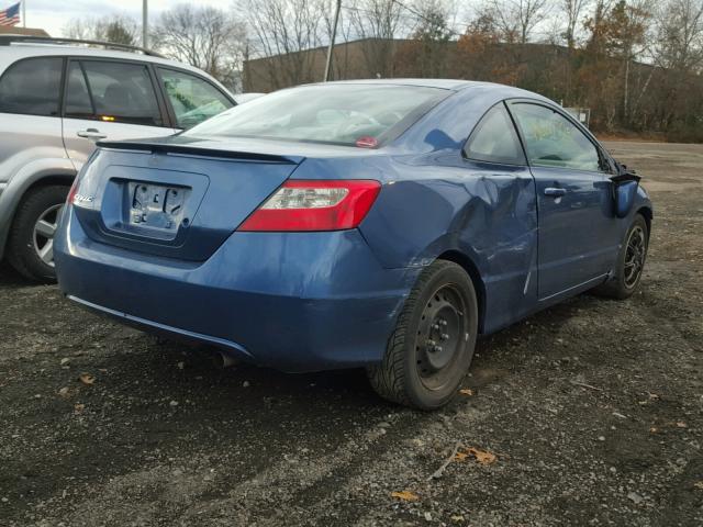 2HGFG1B68AH534410 - 2010 HONDA CIVIC LX BLUE photo 4