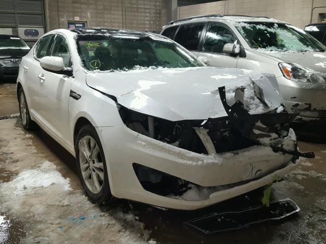 5XXGN4A76DG154560 - 2013 KIA OPTIMA EX WHITE photo 1