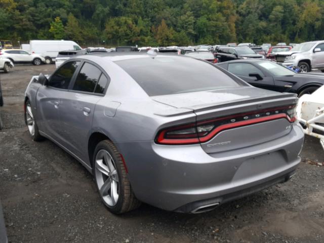 2C3CDXCT5JH196129 - 2018 DODGE CHARGER R/ GRAY photo 3