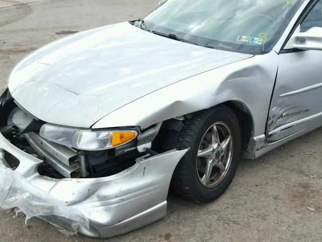 1G2WP52K13F153770 - 2003 PONTIAC GRAND PRIX SILVER photo 9