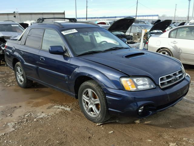 4S4BT63C255106075 - 2005 SUBARU BAJA TURBO BLUE photo 1