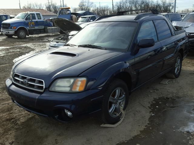 4S4BT63C255106075 - 2005 SUBARU BAJA TURBO BLUE photo 2