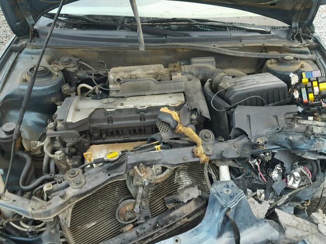 KMHDN45DX2U434293 - 2002 HYUNDAI ELANTRA GL BLUE photo 7