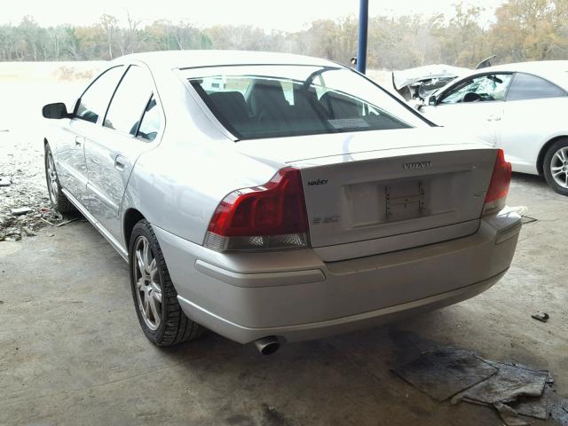 YV1RS592352478423 - 2005 VOLVO S60 2.5T GRAY photo 3