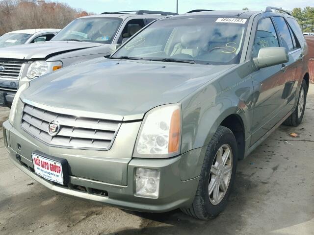 1GYEE637050161081 - 2005 CADILLAC SRX GREEN photo 2