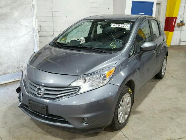 3N1CE2CP4GL377269 - 2016 NISSAN VERSA NOTE CHARCOAL photo 2