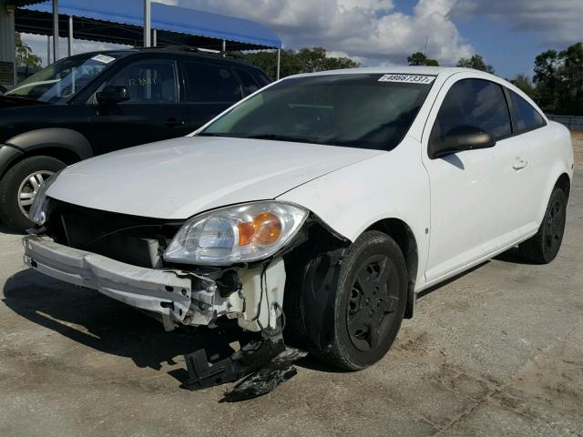 1G1AK15F767754233 - 2006 CHEVROLET COBALT LS WHITE photo 2