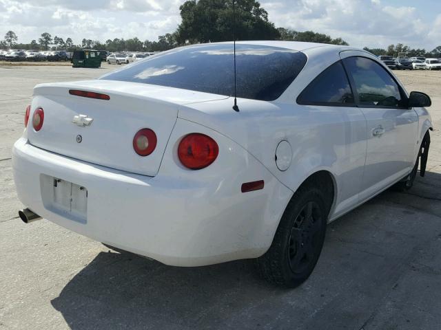 1G1AK15F767754233 - 2006 CHEVROLET COBALT LS WHITE photo 4