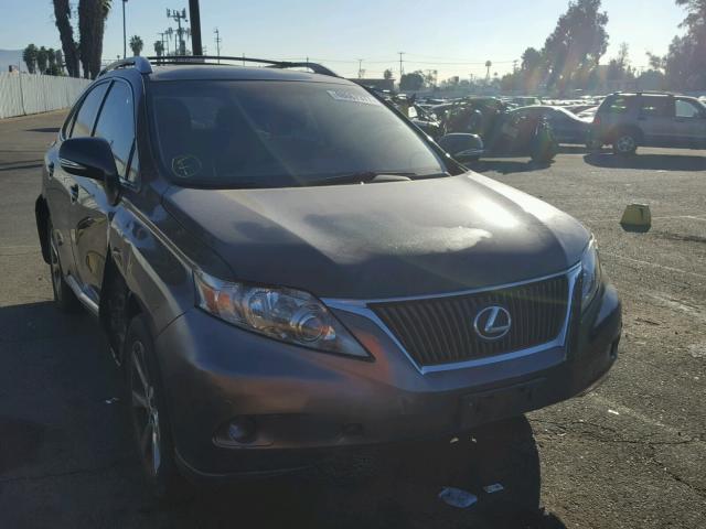 JTJZK1BA2B2005346 - 2011 LEXUS RX 350 BLACK photo 1