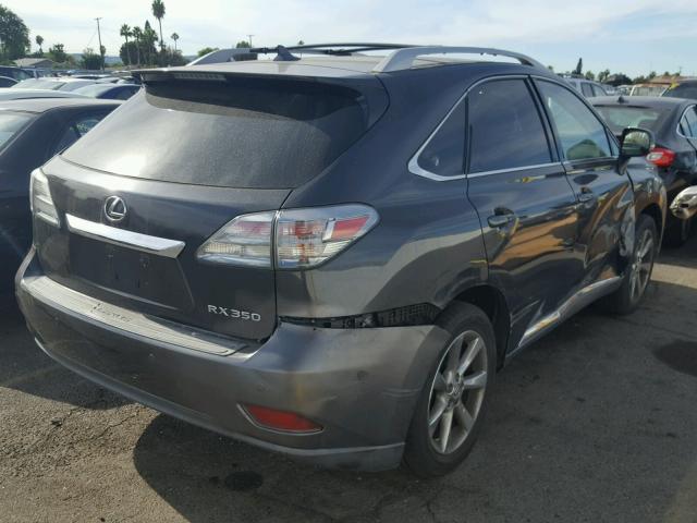 JTJZK1BA2B2005346 - 2011 LEXUS RX 350 BLACK photo 4