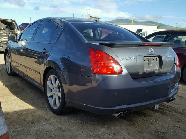 1N4BA41E88C813142 - 2008 NISSAN MAXIMA SE BLACK photo 3