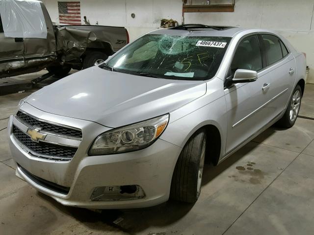 1G11C5SA0DF235394 - 2013 CHEVROLET MALIBU 1LT SILVER photo 2