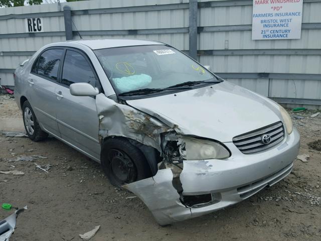 1NXBR32E34Z268883 - 2004 TOYOTA COROLLA S SILVER photo 1