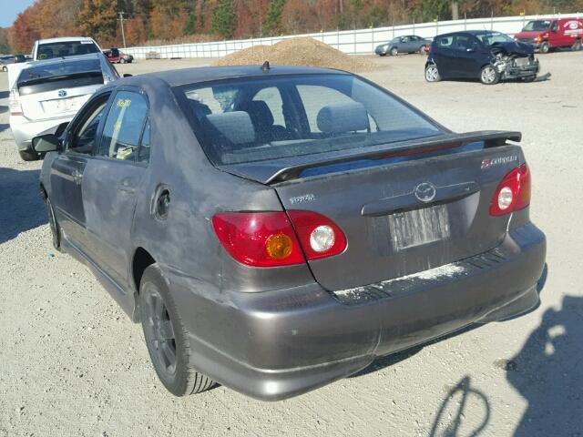 1NXBR32E53Z123245 - 2003 TOYOTA COROLLA CE GRAY photo 3