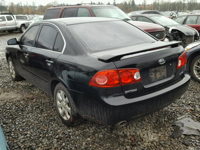 KNAGE124975126597 - 2007 KIA OPTIMA LX BLACK photo 3