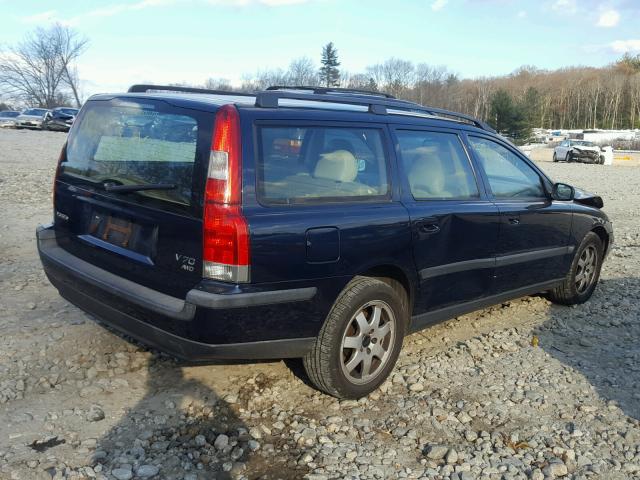 YV1SJ59H342405320 - 2004 VOLVO V70 BLUE photo 4