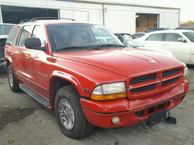 1B4HR28Y1YF262520 - 2000 DODGE DURANGO RED photo 1