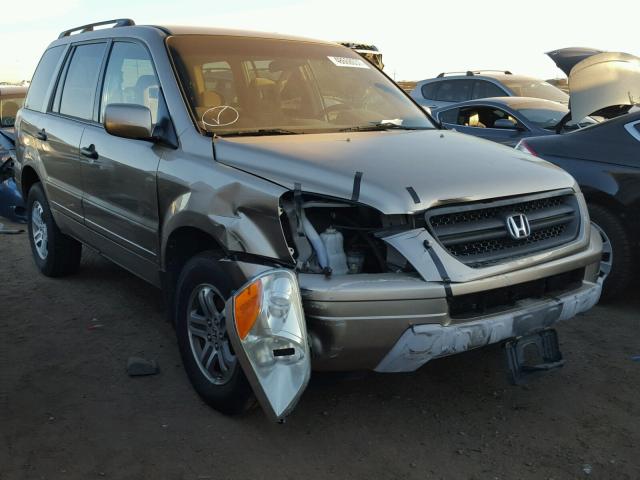 2HKYF184X5H502670 - 2005 HONDA PILOT EX GOLD photo 1