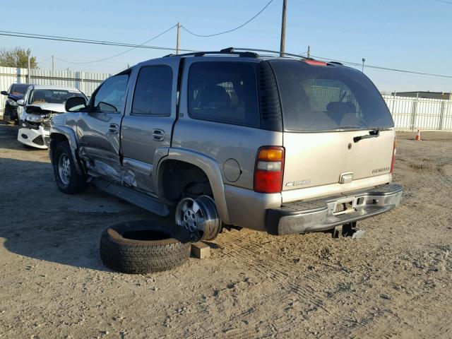 1GNEK13TX3J235040 - 2003 CHEVROLET TAHOE K150 TAN photo 3