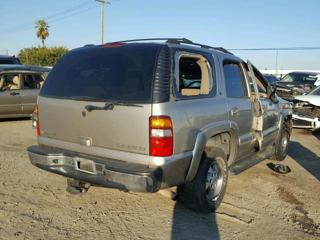 1GNEK13TX3J235040 - 2003 CHEVROLET TAHOE K150 TAN photo 4