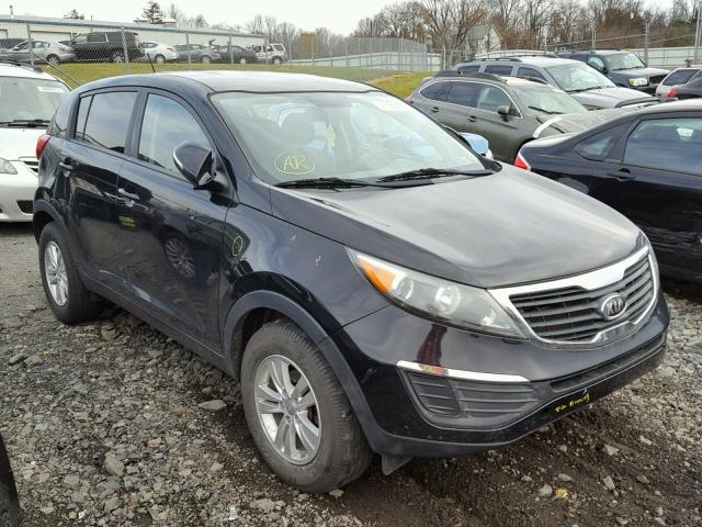 KNDPB3A29B7063232 - 2011 KIA SPORTAGE L BLACK photo 1