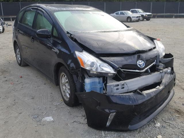 JTDZN3EU5D3284624 - 2013 TOYOTA PRIUS V BLACK photo 1