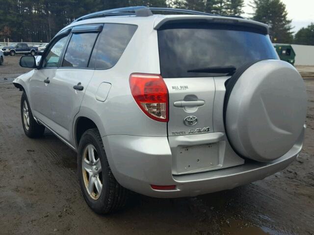 JTMBD35V685206912 - 2008 TOYOTA RAV4 SILVER photo 3