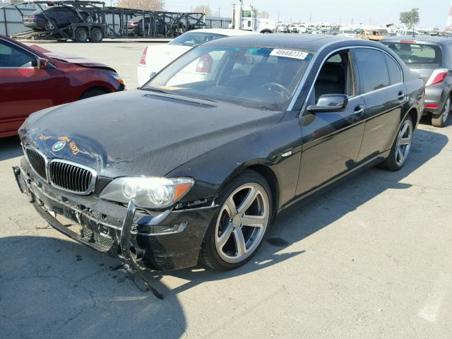 WBAHN83566DT59037 - 2006 BMW 750 LI BLACK photo 2