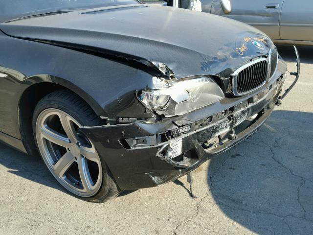 WBAHN83566DT59037 - 2006 BMW 750 LI BLACK photo 9