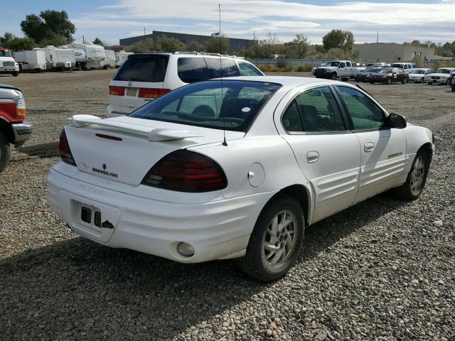 1G2NF52E31M597931 - 2001 PONTIAC GRAND AM S Սպիտակ լուսանկար 4