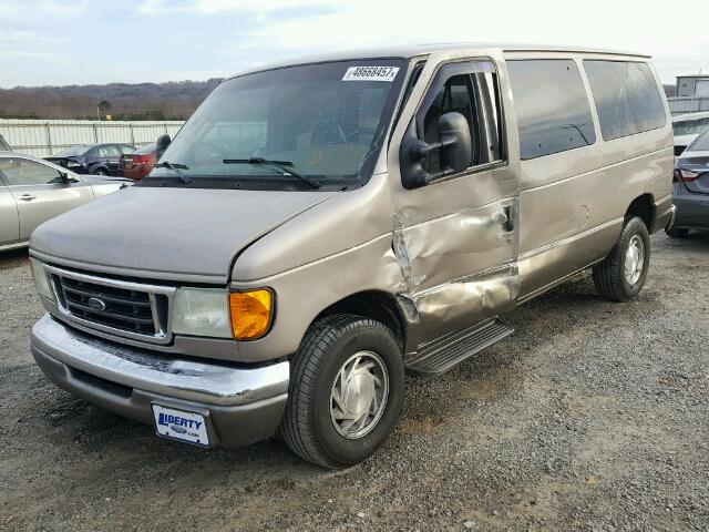 1FMRE11L83HA64361 - 2003 FORD ECONOLINE GOLD photo 2