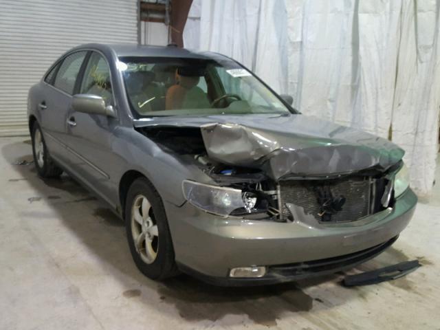 KMHFC46F06A138334 - 2006 HYUNDAI AZERA SE GRAY photo 1