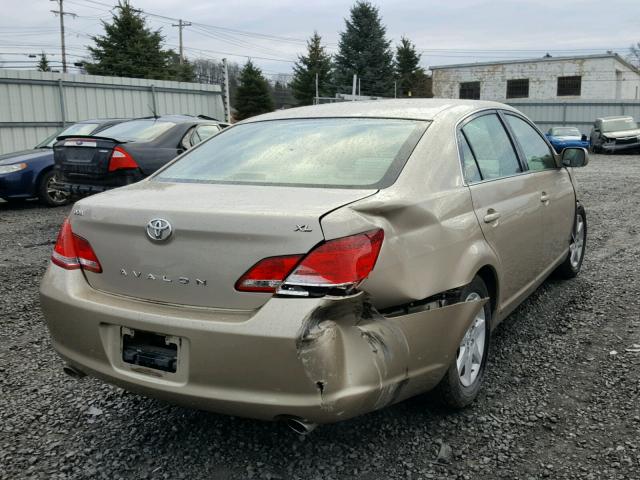 4T1BK36B97U167792 - 2007 TOYOTA AVALON XL GOLD photo 4