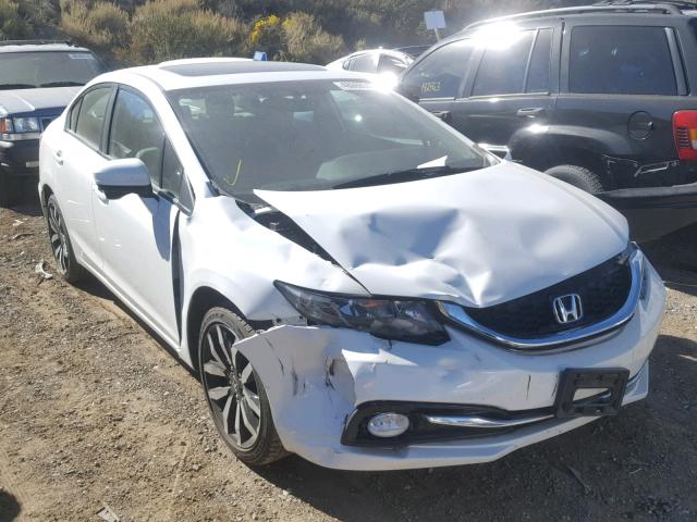 19XFB2F91FE270781 - 2015 HONDA CIVIC EXL 白色 照片 1