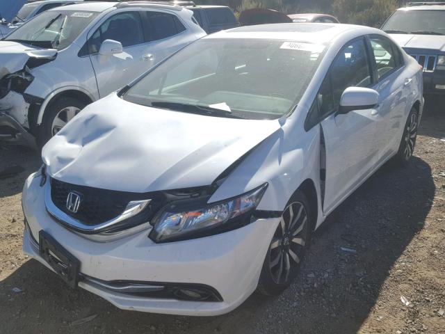 19XFB2F91FE270781 - 2015 HONDA CIVIC EXL 白色 照片 2