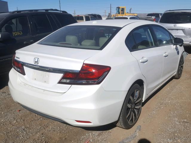 19XFB2F91FE270781 - 2015 HONDA CIVIC EXL 白色 照片 4