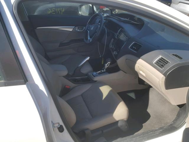 19XFB2F91FE270781 - 2015 HONDA CIVIC EXL 白色 照片 5