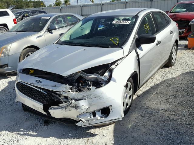 1FADP3E23HL322155 - 2017 FORD FOCUS S SILVER photo 2