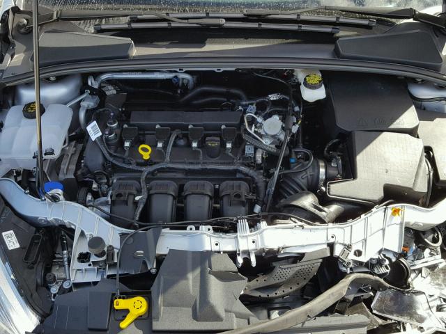 1FADP3E23HL322155 - 2017 FORD FOCUS S SILVER photo 7