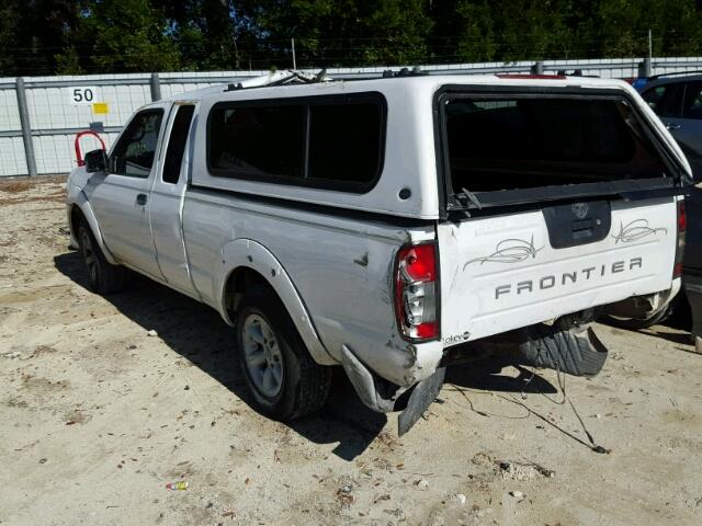 1N6DD26S42C368416 - 2002 NISSAN FRONTIER K WHITE photo 3