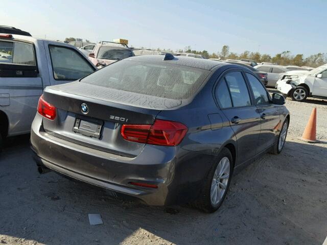 WBA8E1G57HNU12732 - 2017 BMW 320 I GRAY photo 4