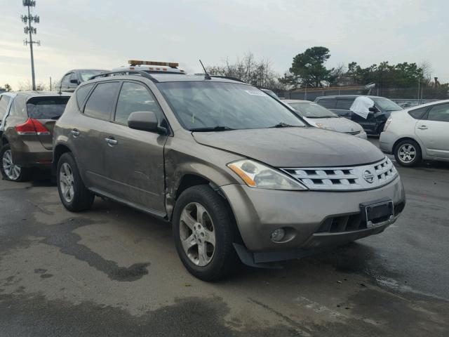 JN8AZ08W84W304266 - 2004 NISSAN MURANO SL TAN photo 1