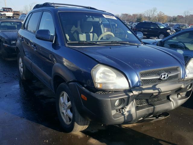 KM8JN72D75U179485 - 2005 HYUNDAI TUCSON GLS GRAY photo 1