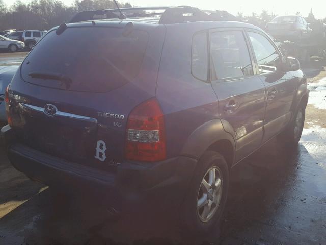 KM8JN72D75U179485 - 2005 HYUNDAI TUCSON GLS GRAY photo 4