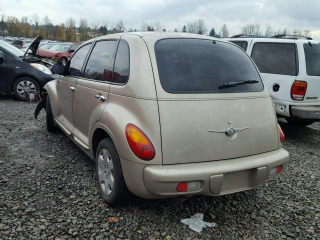 3C4FY48B84T255228 - 2004 CHRYSLER PT CRUISER TAN photo 3