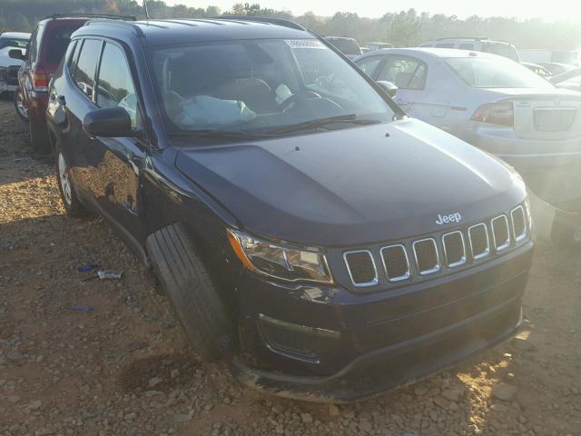 3C4NJCAB5HT682022 - 2017 JEEP COMPASS SP BLUE photo 1