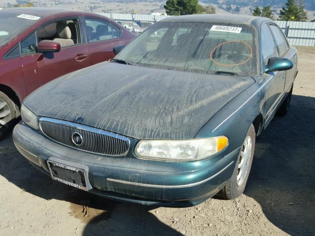 2G4WS52MXW1568721 - 1998 BUICK CENTURY CU GREEN photo 2