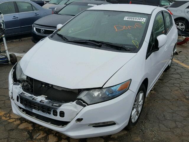 JHMZE2H78AS031118 - 2010 HONDA INSIGHT EX WHITE photo 2